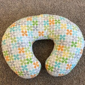 Multicolor Floral Pattern Nursing Pillow Boppy